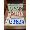 Image 1 : 1970-1972 Saskatchewan farm license plates