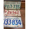 Image 3 : 1970-1972 Saskatchewan farm license plates