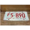 Image 1 : 1973 RCMP Saskatchewan farm license plate