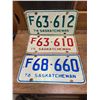 Image 1 : 1974-76 Saskatchewan farm license plate