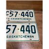 Image 3 : Pair of 1974 Saskatchewan license plates