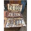 Image 3 : 6 Saskatchewan license plates - 1949-1950, 1954-1955, 1957 and 1959 - Rough