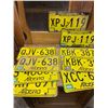 Image 5 : 11 License plates - 10 Alberta - 3 are pairs and 1 - 1968 Idaho