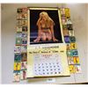 Image 1 : 1972 Pinup calender and 40 pack, pin-up girl - matches