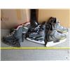 Image 1 : Lot of 3 pairs of hockey skates - assorted sizes