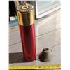 Image 1 : Novelty 12 gauge shotgun thermos + Antique Dinner bell - 3" diameter