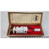 Image 1 : Wooden collectors Barcardi box, comes with 750mL 40% White rum - sealed - #10,535/25,500