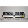 Image 1 : Pair of Ford 700 emblems - great condition