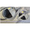 Image 3 : Pair of Galvanized steel watering cans