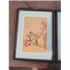 Image 2 : set of 4 wooden Asian style pictures - 15.5"x11.5"