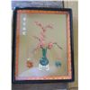 Image 2 : set of 5 imitation jade Asian style pictures - 14"x11" - varying art