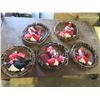 Image 1 : 5 holiday bird wreaths
