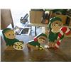 Image 1 : 3 wooden elf decorations