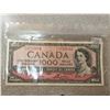 Image 1 : 1954 Canada one thousand $1000.00 bill - discontinued bill, hard to aquire