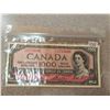 Image 1 : 1954 Canada one thousand $1000.00 bill - discontinued bill, hard to aquire