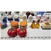 Image 3 : Collection of various salt and pepper shakers - plastic, glass and porcelain