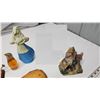 Image 3 : Assorted collectibles - ornaments, perfume bottles, cute wooden charcuterie board