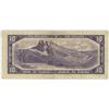 Image 2 : 1954 Bank of Canada $10.00 bill ten dollar