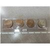 Image 1 : Lot of four (4) 1986 Canadian fifty cent pieces 50¢