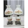 Image 1 : 2 antique glass lamps