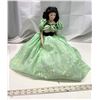 Image 1 : Franklin Mint Scarlett O'Hara 'Gone with the Wind'  Doll 19.5 inches Tall Comes w/ Metal Stand