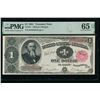 Image 1 : 1891 $1 Treasury Note PMG 65EPQ