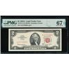 Image 1 : 1963A $2 Legal Tender Note PMG 67EPQ