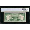 Image 2 : 1934C $5 Silver Certificate PCGS 66PPQ