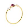 Image 4 : 1.20 ctw Ruby and Moonstone Ring - 18KT Yellow Gold