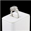 Image 4 : 4.05 ctw CENTER Diamond Platinum Ring (4.97 ctw Diamonds)