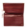 Image 7 : Cartier Maroon Leather Long Checkbook Wallet