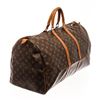 Image 3 : Louis Vuitton Brown Monogram Canvas Keepall 55 Travel Bag