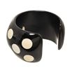 Image 4 : Chanel Black CC Polkadot Cuff Bracelet