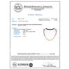 Image 4 : 14.92 ctw Heart-Shaped Diamond 18K Yellow Gold Necklace