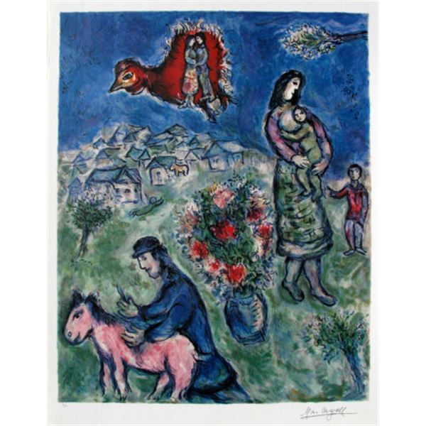 Sur La Route de Village by Chagall, Marc