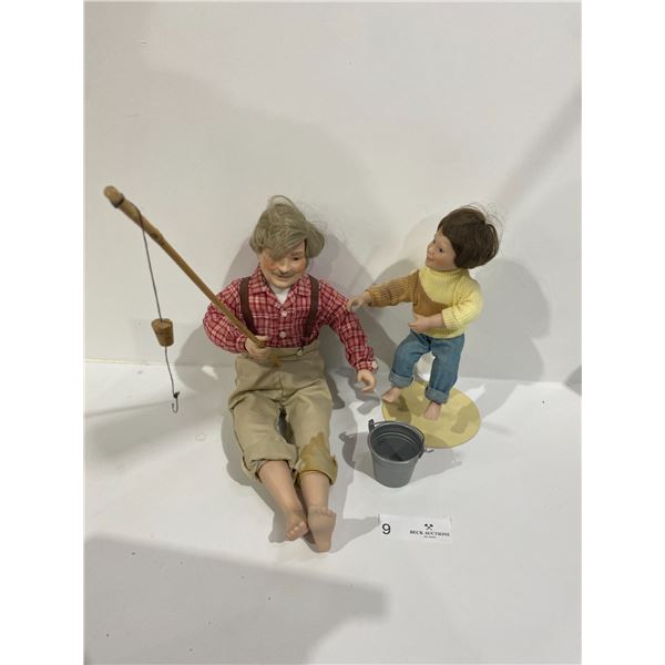 Judy Bell Porcelain Doll (Fishing Lesson)