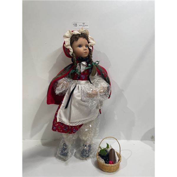 Ashton Drake "Little Red Riding Hood" Porceline Doll