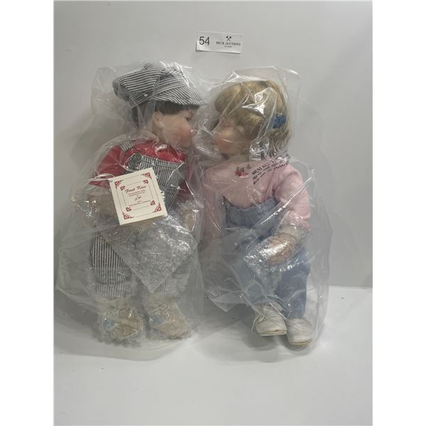 Hamilton Heritage Dolls "First Kiss" Porcelain Doll