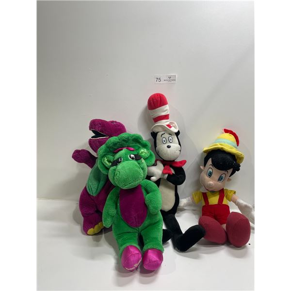 Assorted Childrens Stuffed Animals