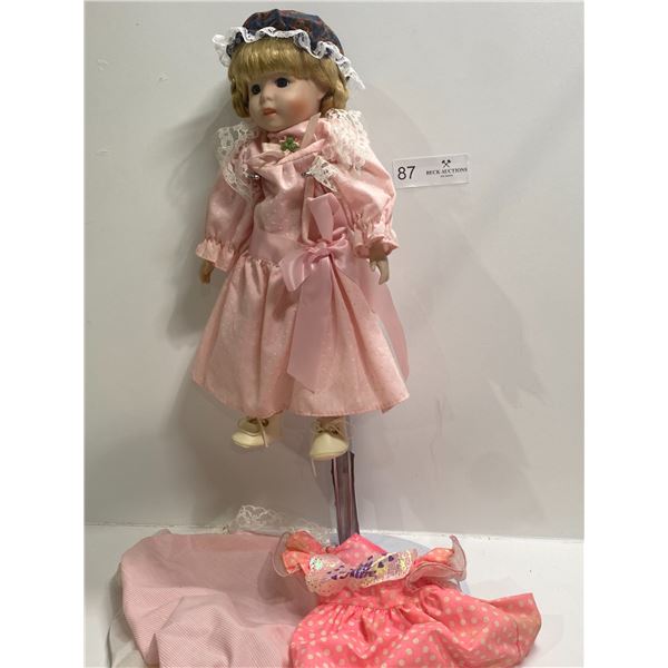 Vintage Girl Doll & Assesories