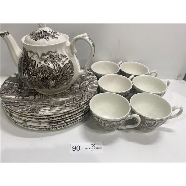 Large Set Of European Style Dishware