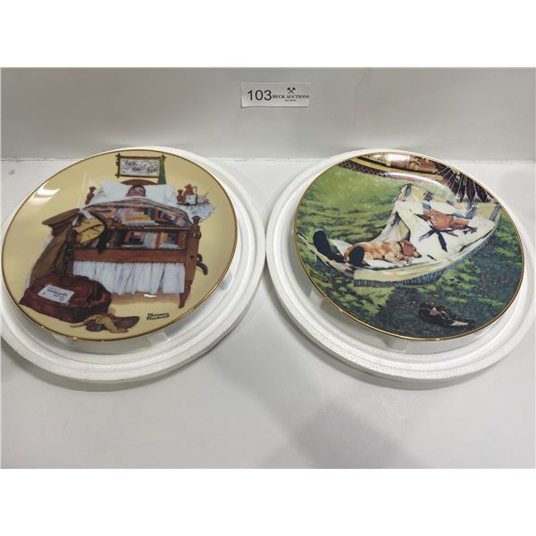 Rockwells American Heroes Collectors Plates