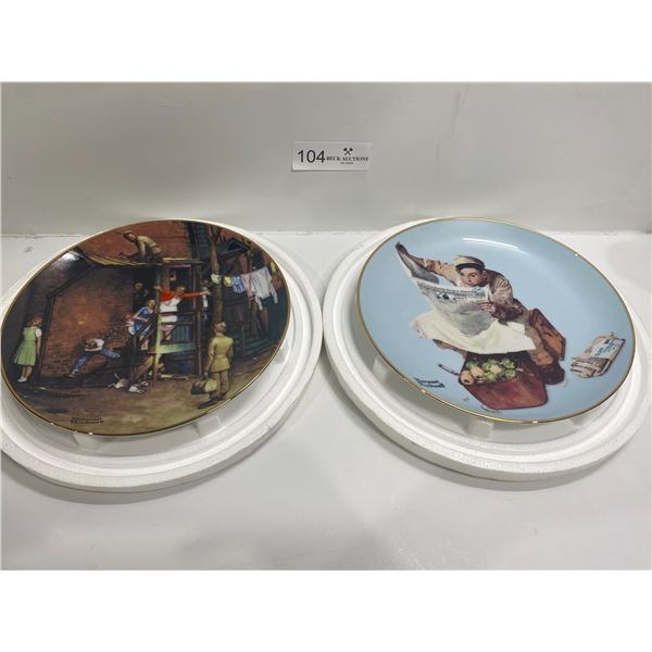 Rockwells American Heroes Collectors Plates