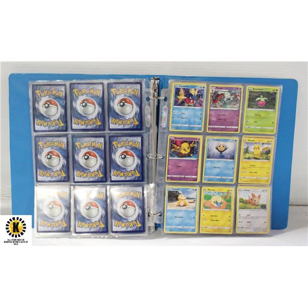 BINDER OF ASSORTED HOLO POKEMON CARDS