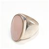 Image 1 : S358-114 SILVER ROSE QUARTZ RING