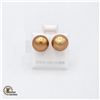 Image 1 : #118-NATURAL AKOYA PEARL STUD EARRING