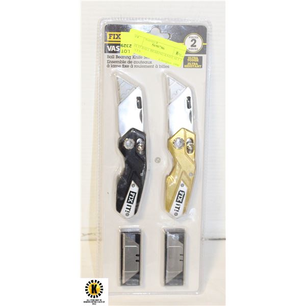 FIX IT BALL BEARING KNIFE SET 2 PIECES