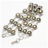 Image 1 : S358-120 SILVER FRESHWATER PEARL BRACELET