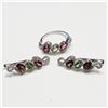 Image 1 : S358-118 SILVER TOURMALINE(4.8CT) SET