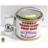 Image 1 : VINTAGE 10 LB. ROGERS GOLDEN SYRUP PAIL